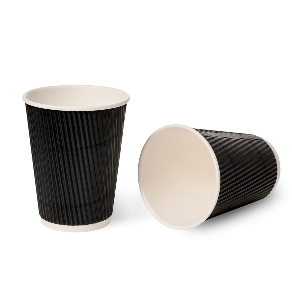 Ripple Wall Paper Cups with Lid (25 pack)