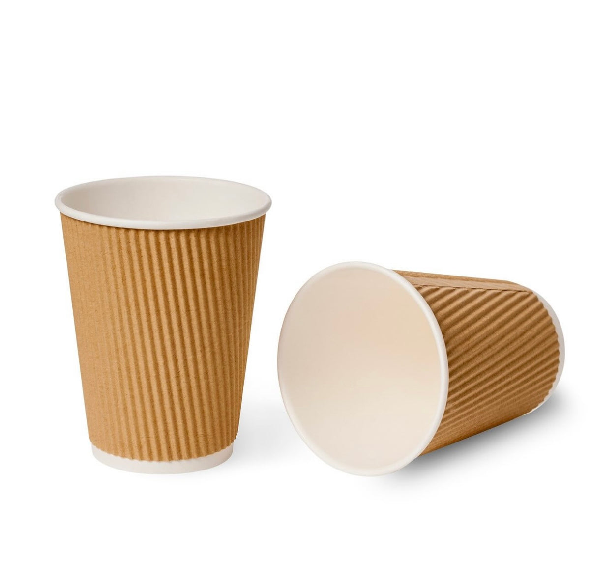 Ripple Wall Paper Cups with Lid (25 pack)
