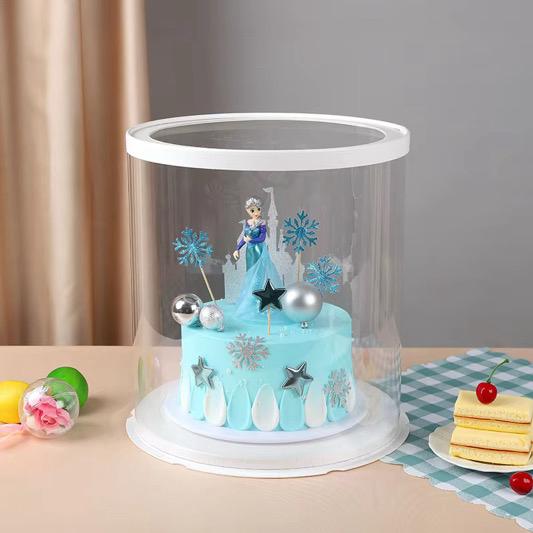 Clear Cake Box - Round (2 pack)
