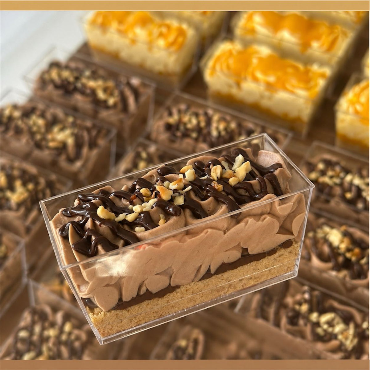 Cuboid Dessert Cups (25 pack)