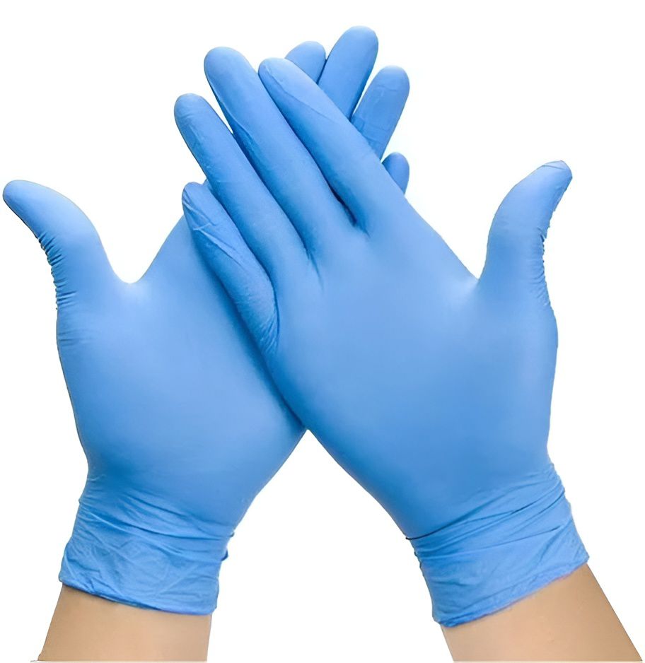 Black and Blue Disposable Gloves (100 pack)