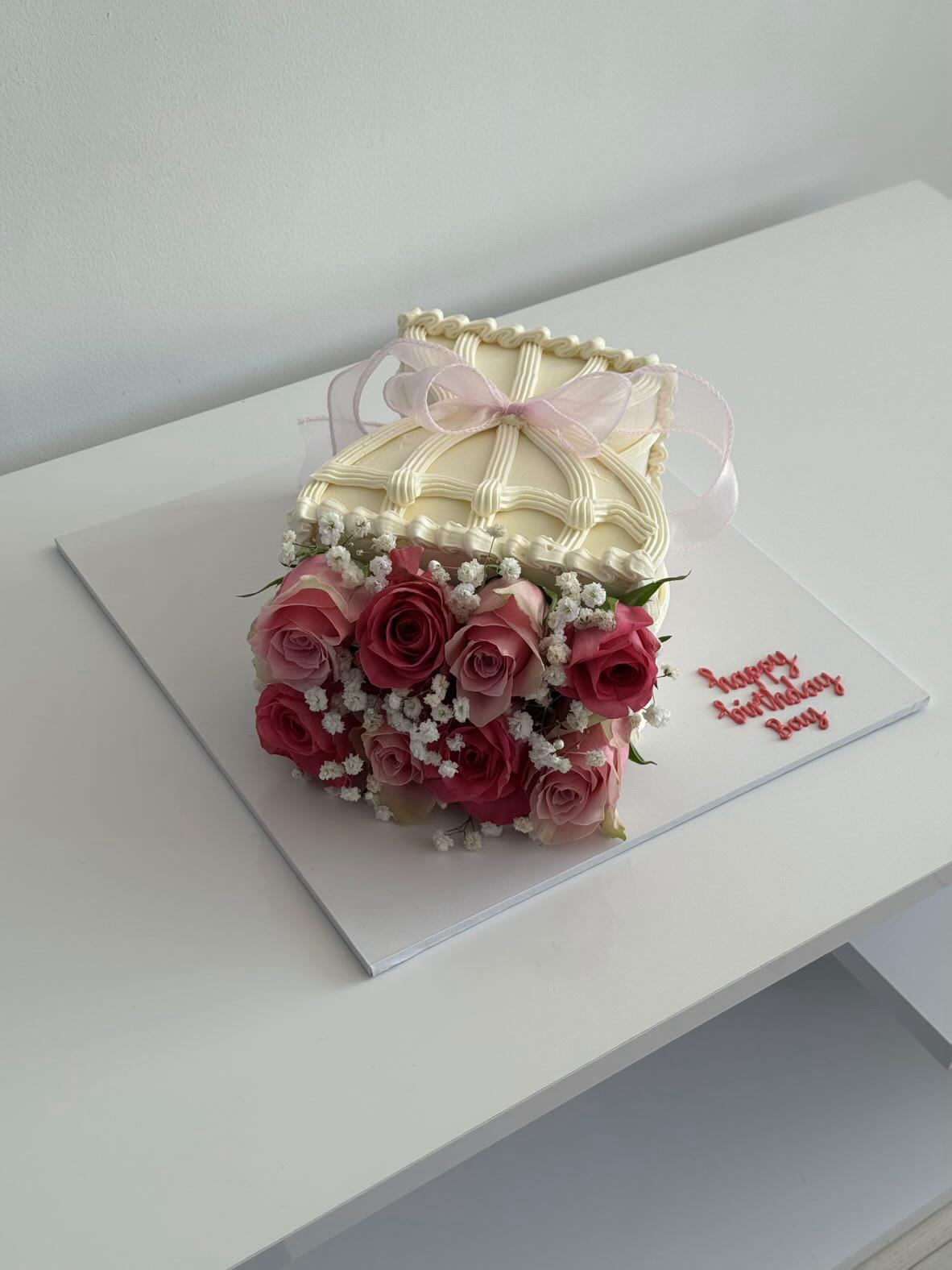 Gloss White 5mm Square Premium MDF Cake Board (10 pack)