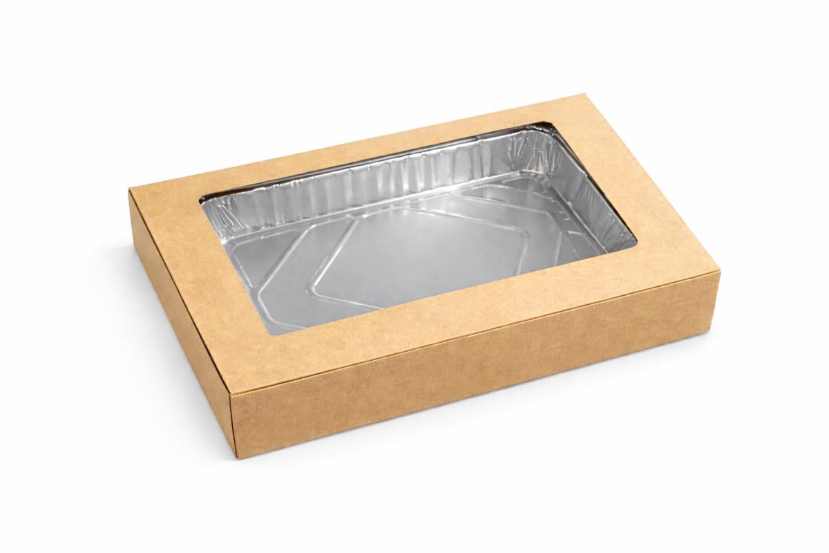 Kraft Tray Bake Box – 32cm (25 Pack)