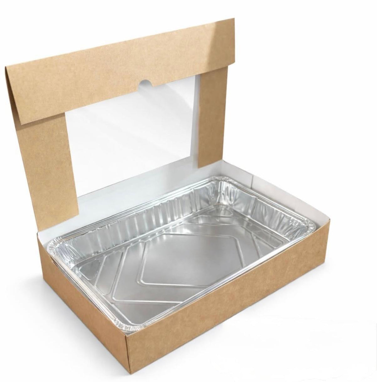 Kraft Tray Bake Box – 32cm (25 Pack)