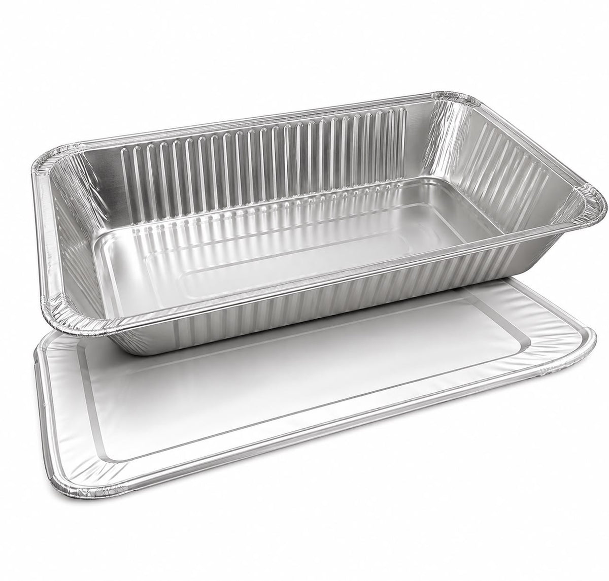1/2 & Full Deep Gastronome Foil Containers with Lids (10 pack)